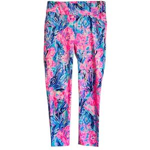 Lilly Pulitzer Luxletic Corso golf pants in Fan Sea pants, size 6